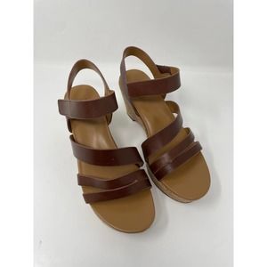 Naturalizer Cynthia Wedge Sandal, Women's Size 6.5 M, Cinnamon MSRP $125